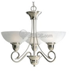 Three-Light Chandelier Fixture - P4580-09 - bulbs.com