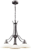 61054-3 Mid. Chandeliers-Glass Down - 342022 - Capital Lighting, Inc.