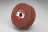 3M Scotch-Brite MF-WL Convolute Aluminum Oxide Soft Deburring Wheel - Coarse Grade - Arbor Attachment - 6 in Diameter - 1 in Center Hole - Thickness 3 in - 01891 - 048011-01891 - R. S. Hughes Company, Inc.