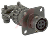 connector,metal circ,class a,wall recept w/clamp,size 8,4#20 solder socket cont - 70010425 - Allied Electronics, Inc.