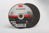 3M COW Ceramic Cutoff Wheel - Type 1 (Straight) - 36 Grit Very Coarse Grade - 3 in Diameter - 1/4 in Center Hole - Thickness 0.06 in - 66558 -- 051115-66558 - Image