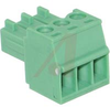 Plug, Terminal Block; 8 A; 160 V; 3.5 mm; 3; Screw; 2.5 kV; 160 V; Polyamide - 70054706 - Allied Electronics, Inc.