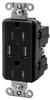 Combination Switch/Receptacle -- USB15X2BK - Image