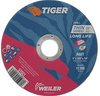 Weiler TIGER Aluminum Oxide Cutting Wheel - Type 1 - Straight Wheel - 5 in Diameter - 7/8 in Center Hole - Thickness.045 in - 57021 - 012382-57021 - R. S. Hughes Company, Inc.