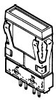 AML45 Series, Solid State Indicator, Rectangular, Full Screen, Lighted, 1 LED, Snap in panel mount -- AML45RKF8RR