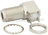 Right Angle N Female (Jack) Bulkhead PCB Connector Thru Hole, .596 inch D Hole, Solder - FMCN1380 - Fairview Microwave Inc.