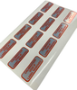 Label, 40Mm X 15Mm, Polyester, Red/silver Rohs Compliant Multicomp Pro - 76AH1987 - Newark, An Avnet Company