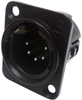 Xlr Connector, Plug, 5Pos, Panel Deltron Components - 51AK9792 - Newark, An Avnet Company
