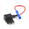 ATO/ATC Fuse Circuit Tap 46045, 16 Ga. Red Wire with Butt Connector, 32VDC, 30A - 46045 - Waytek, Inc.