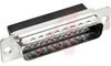 Crimp D Connector (Male Tinned Metal Shell w Dimples) 25 positions - 70070141 - Allied Electronics, Inc.