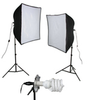KSB-1000 ECONOMY SOFTBOX LIGHT KIT: 1000 WATT 2-LIGHT SOFTBOX LIGHT KIT - 408086 - Smith-Victor Corporation