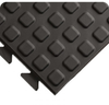 Wearwell Rejuvenator 502 Black Urethane Raised Squares Anti-Fatigue Modular Mat Tile - 2 ft Width - 5 ft Length - 715411-00358 - 715411-00358 - R. S. Hughes Company, Inc.