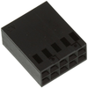 Wire-Board Connector Receptacle 10 Position, 2.54Mm; Product Range Amp - Te Connectivity - 90F4126 - Newark, An Avnet Company