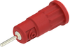 Sheathed Banana Jack, 36A, Solder, Red; Gender Cal Test Electronics - 76AH6664 - Newark, An Avnet Company
