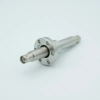 SHV-5 Coaxial Feedthrough, 1 Pin, Grounded Shield, Double-Ended, 1.33″ Conflat Flange - A0472-5-CF - MPF Products, INC.