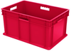 Akro-Mils 8.32 gal Red Industrial Grade Polymer Industrial Reusable Straight Wall Container - 23 3/4 in Length - 15 3/4 in Width - 12 1/4 in Height - Solid Side Wall - 37682 RED - 37682 RED - R. S. Hughes Company, Inc.