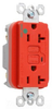 GFCI Duplex Receptacle - 2095-HGNARED - Hubbell Wiring Device-Kellems