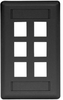 Datacommunication Face Plate - IFP16BK - Hubbell Incorporated