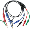 Test Lead With Kelvin Clip, 2Set; Test Connector Type A Extech Instruments - 01M3414 - Newark, An Avnet Company