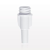 Large-Bore Female Connector, White - 98633 - Qosina Corp.