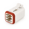 Amphenol Sine Systems AT06-6S-WHT 6-Way Connector Plug, DT06-6S Compatible, White - 39874 - Waytek, Inc.
