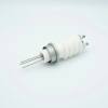 Power Feedthrough, 25,000 Volts, 3 Amps, 3 Pins, 0.094″ Stainless Steel Conductors, 1.50″ Dia Stainless Steel Weld Adapter - A3882-4-W - MPF Products, INC.