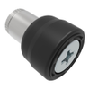 Captive Screw, M3.5 X 0.6, P.C. Board, Phillips Recess, Smooth Black Knob - 47-95-221-75 - Southco