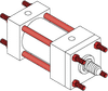 Series MH - ISO Metric Hydraulic Cylinder - MH12 - Milwaukee Cylinder