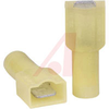 Terminal; 12-10 AWG; Vinyl (Insulation); Straight; Male; 0.250 x 0.032 in.; Tin - 70091995 - Allied Electronics, Inc.