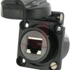connector,metal circular,snap cap recept,metalized insert,rj45 ethernet,nickel - 70026470 - Allied Electronics, Inc.