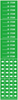 Brady B-946 White on Green Vinyl Self-Adhesive Pipe Marker - 2 1/4 in Height - 1/2 in Character Height - 2 3/4 in Length - Printed Msg = _____LB. STEAM with Right Arrow - 7427-3C -- 754473-68162
