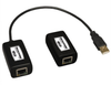 1-Port USB over Cat5/Cat6 Extender, Transmitter and Receiver, up to 150-ft., TAA -- B202-150 - Image