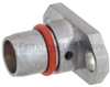 BMA Plug (Male) Slide-On Connector Field Replaceable 2 Hole Flange (Panel Mount), .481 inch Hole Spacing - FMCN1233 - Fairview Microwave Inc.