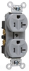 Duplex/Single Receptacle - TR5262-GRY - Thomas & Betts Corporation