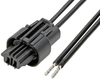 Wtb Cable, 2P Squba Rcpt-Free End, 5.9; Connector To Connector Molex - 88AH3275 - Newark, An Avnet Company