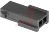 Soft Shell Housing; Nylon; Black; 0.118in.; Free Hanging; Plug; 2; UL 94V-0 - 70082755 - Allied Electronics, Inc.