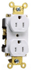 Duplex/Single Receptacle - TR62-W - Selecta Products