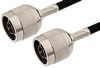 N Male to N Male Cable 48 Inch Length Using RG58 Coax, RoHS - PE3441LF-48 - Pasternack