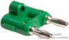 Banana Plug, 15A, Screw, Green; Gender Pomona - 94F1607 - Newark, An Avnet Company