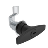 VISE ACTION® Compression Latch, Large Size, T-Handle, Zinc Alloy, Powder Coated, Black, 19 mm  Grip - E3-108-025 - Southco