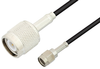 Reverse Polarity SMA Male to TNC Male Cable 72 Inch Length Using RG174 Coax - PE35218-72 - Pasternack