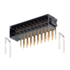 10+10 Pos. Male DIL Horizontal Throughboard Conn. No Latches - M80-8412045 - Harwin Plc