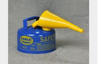 Eagle Blue 24-gauge hot dipped galvanized steel 2.5 gal Safety Can - 10 in Height - 11.25 in Overall Diameter - 048441-00468 -- 048441-00468 - Image