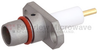 BMA Plug (Male) Slide-On Connector Stub Terminal 2 Hole Flange (Panel Mount), Solder, .481 inch Hole Spacing With Cylindrical Contact - FMCN1226 - Fairview Microwave Inc.