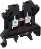 Terminal Block; Feed-Through; DIN Rail;35 mm; 43 mm L x 45 mm H; 5 mm; Black - 70077723 - Allied Electronics, Inc.