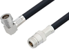 Snap-On QN Male Right Angle to N Female Cable 150 cm Length Using LMR-400 Coax - PE3W04619-150CM - Pasternack
