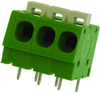 Terminal Block, Spring, 3 Position, 30-12Awg; Pitch Spacing Te Connectivity - 05W4553 - Newark, An Avnet Company