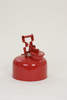 Eagle Red Galvanized Steel 2 1/2 gal Safety Can - 12 in Height - 11 1/4 in Overall Diameter - 048441-22712 - 048441-22712 - R. S. Hughes Company, Inc.