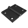 Surface Mount Hinge, 60 mm size, with Mounting CSK Holes, Zinc Alloy, Black Powder coated - EH-DHFM-76 - Southco