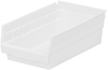 Akro-Mils 128 cu in White Industrial Grade Polymer Shelf Storage Bin - 11 5/8 in Length - 6 5/8 in Width - 4 in Height - 1 Compartments - 30130 WHITE -- 30130 WHITE - Image